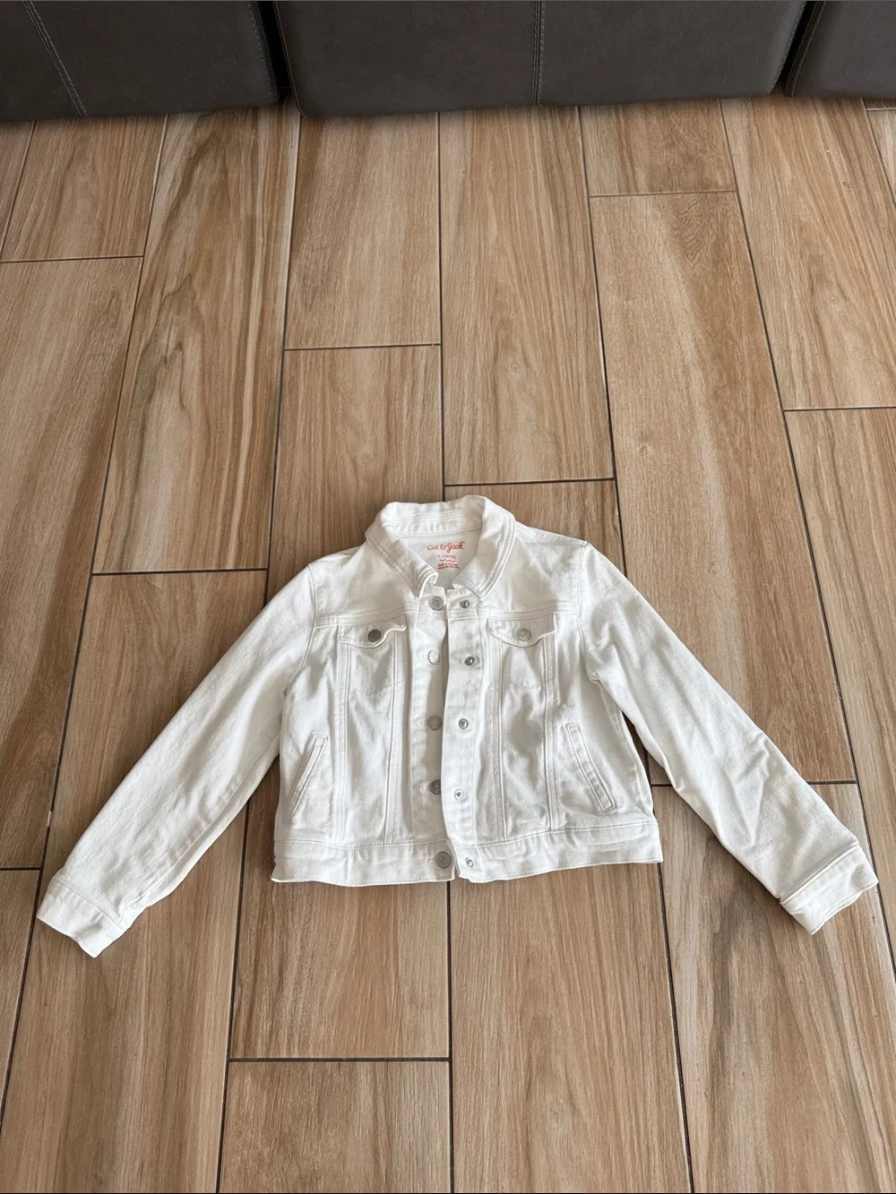 Cat & Jack White Denim Jean Jacket for Kids